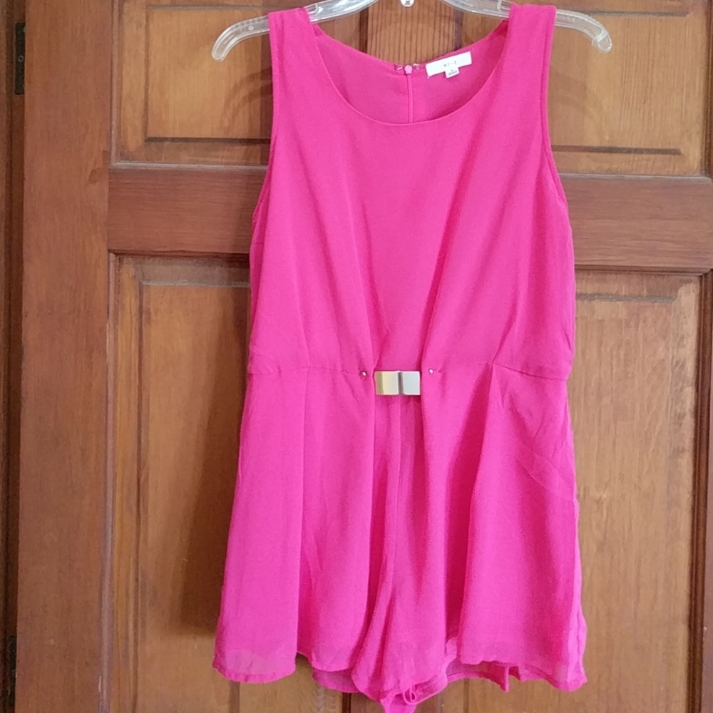 Pink Romper with Gold detail